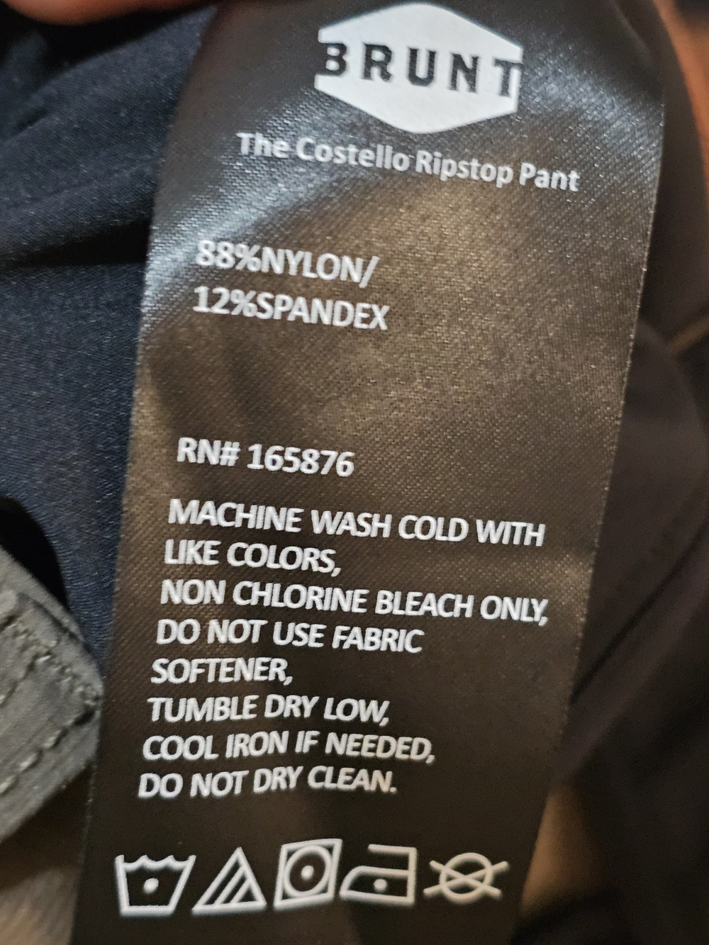 BRUNT Men's Cargo Pants in Olive/Taupe with Utility Pockets Size 40 X32 {Bx8} - Picture 5 of 9
